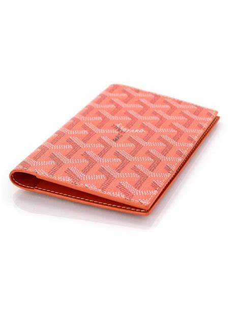 goyard passport holder orange|Goyard passport holder black.